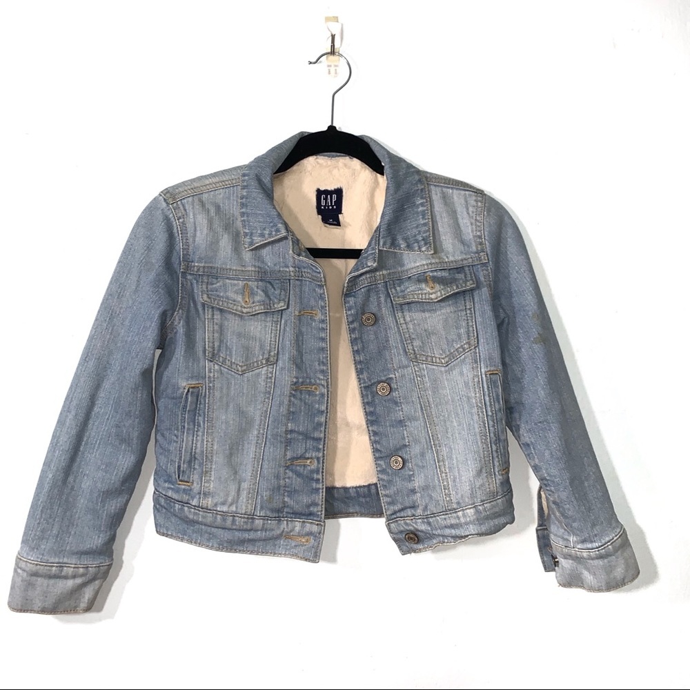 Vintage kids Gap Jeans Jacket Size M - Picture 1 of 8